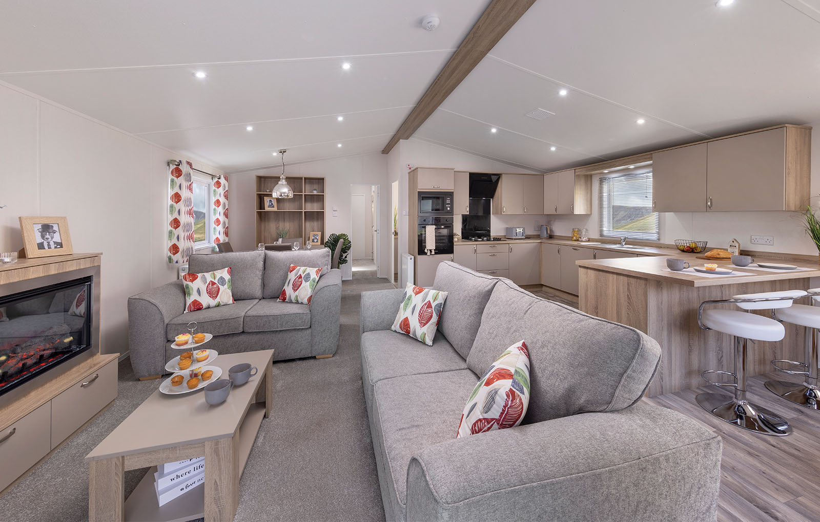 TCS Hilltown Twin Lodge interior.